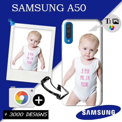 Hoesje Samsung Galaxy A50 met foto's baby